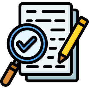 Icon of a checklist symbolizing unlimited free revisions for CIPD Assignment Help services